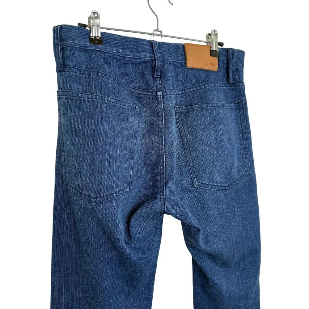 Taylor Stitch Slim Fit Blue Denim Jeans, 29 - Picture 4 of 12